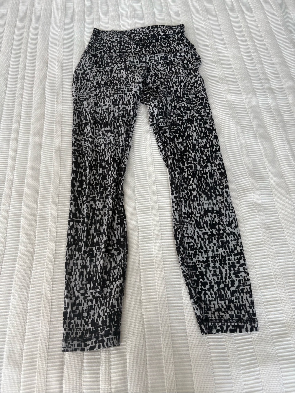 lululemon athletica Black & White Speckled Leggings